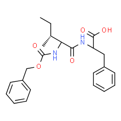 ChemSpider 2D Image | N-[(Benzyloxy)carbonyl]isoleucylphenylalanine | C23H28N2O5
