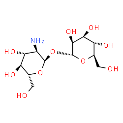 ChemSpider 2D Image | alpha-D-Mannopyranosyl 2-amino-2-deoxy-alpha-D-glucopyranoside | C12H23NO10