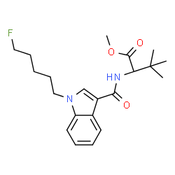 ChemSpider 2D Image | Methyl N-{[1-(5-fluoropentyl)-1H-indol-3-yl]carbonyl}-3-methylvalinate | C21H29FN2O3