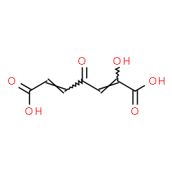 ChemSpider 2D Image | (2Z,5E)-2-Hydroxy-4-oxo-2,5-heptadienedioic acid | C7H6O6