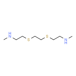 ChemSpider 2D Image | 2,2'-(1,2-Ethanediyldisulfanediyl)bis(N-methylethanamine) | C8H20N2S2