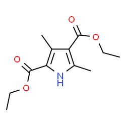 ChemSpider 2D Image | 2,4-Dimethyl-3,5-dicarbethoxypyrrole | C12H17NO4