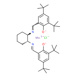 ChemSpider 2D Image | Manganese(3+) chloride 2,2'-{(1R,2R)-1,2-cyclohexanediylbis[nitrilo(E)methylylidene]}bis[4,6-bis(2-methyl-2-propanyl)phenolate] (1:1:1) | C36H52ClMnN2O2