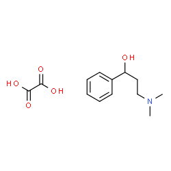 ChemSpider 2D Image | 3-(Dimethylamino)-1-phenyl-1-propanol ethanedioate (1:1) | C13H19NO5