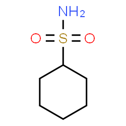 ChemSpider 2D Image | Cyclohexanesulfonamide | C6H13NO2S