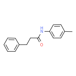 ChemSpider 2D Image | N-(4-Methylphenyl)-3-phenylpropanamide | C16H17NO