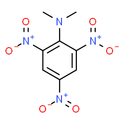ChemSpider 2D Image | N,N-Dimethyl-2,4,6-trinitroaniline | C8H8N4O6