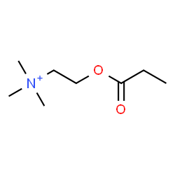 ChemSpider 2D Image | N,N,N-Trimethyl-2-(propionyloxy)ethanaminium | C8H18NO2