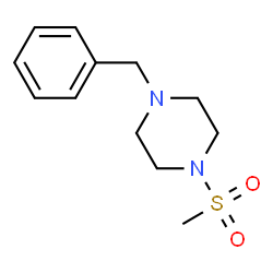 ChemSpider 2D Image | 1-benzyl-4-methanesulfonylpiperazine | C12H18N2O2S