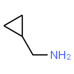 ChemSpider 2D Image | Cyclopropanemethylamine | C4H9N