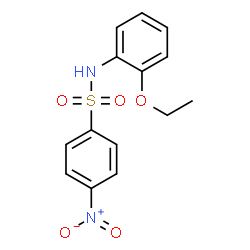 ChemSpider 2D Image | N-(2-Ethoxyphenyl)-4-nitrobenzenesulfonamide | C14H14N2O5S