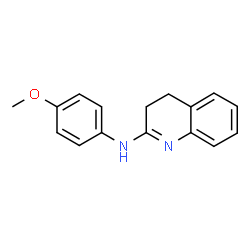 ChemSpider 2D Image | N-(4-Methoxyphenyl)-3,4-dihydro-2-quinolinamine | C16H16N2O