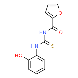 ChemSpider 2D Image | N-[(2-Hydroxyphenyl)carbamothioyl]-2-furamide | C12H10N2O3S