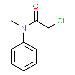 ChemSpider 2D Image | 2-CHLORO-N-METHYLACETANILIDE | C9H10ClNO