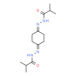 ChemSpider 2D Image | N',N''-1,4-Cyclohexanediylidenebis(2-methylpropanehydrazide) | C14H24N4O2
