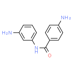 ChemSpider 2D Image | 4-Amino-N-(3-aminophenyl)benzamide | C13H13N3O