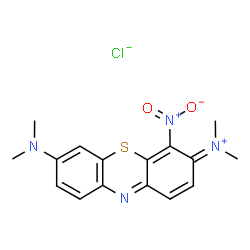 ChemSpider 2D Image | methylene green | C16H17ClN4O2S
