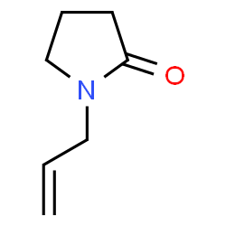 ChemSpider 2D Image | 1-Allyl-2-pyrrolidinone | C7H11NO