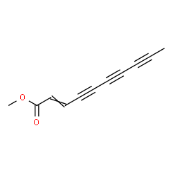 ChemSpider 2D Image | Methyl 2-decene-4,6,8-triynoate | C11H8O2