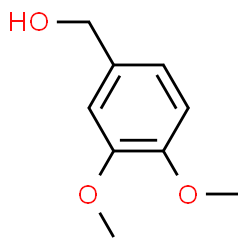 ChemSpider 2D Image | 3,4-Dimethoxybenzyl alcohol | C9H12O3