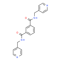 ChemSpider 2D Image | N,N'-Bis(4-pyridinylmethyl)isophthalamide | C20H18N4O2
