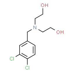 ChemSpider 2D Image | 2,2'-[(3,4-Dichlorobenzyl)imino]diethanol | C11H15Cl2NO2