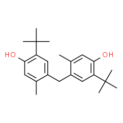 ChemSpider 2D Image | 4,4'-Methylenebis(2-tert-butyl-5-methylphenol) | C23H32O2