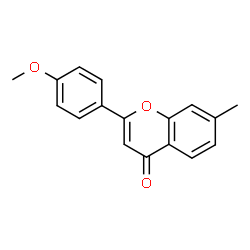 ChemSpider 2D Image | 7-Hydroxy-4'-methoxyflavone | C17H14O3
