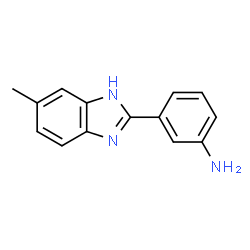 ChemSpider 2D Image | 3-(6-Methyl-1H-benzimidazol-2-yl)aniline | C14H13N3