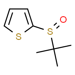 ChemSpider 2D Image | tert-Butyl 2-thienyl sulfoxide | C8H12OS2