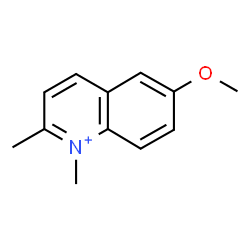 ChemSpider 2D Image | 6-Methoxy-1,2-dimethylquinolinium | C12H14NO