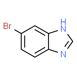ChemSpider 2D Image | 5-Bromo-1H-benzimidazole | C7H5BrN2