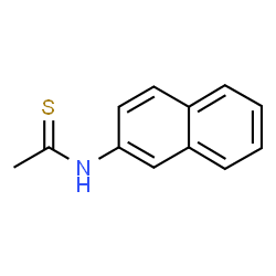 ChemSpider 2D Image | N-(2-Naphthyl)ethanethioamide | C12H11NS