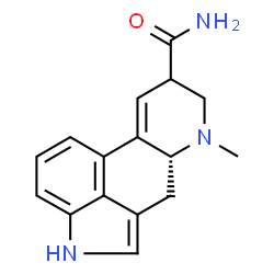ChemSpider 2D Image | 6-Methyl-9,10-didehydroergoline-8-carboxamide | C16H17N3O