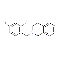 ChemSpider 2D Image | 2-(2,4-Dichlorobenzyl)-1,2,3,4-tetrahydroisoquinoline | C16H15Cl2N