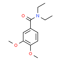 ChemSpider 2D Image | N,N-Diethyl-3,4-dimethoxybenzamide | C13H19NO3