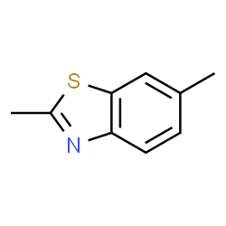 ChemSpider 2D Image | 2,6-dimethylbenzothiazole | C9H9NS