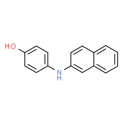 ChemSpider 2D Image | 4-(2-Naphthalenylamino)phenol | C16H13NO