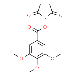 ChemSpider 2D Image | 1-[(3,4,5-Trimethoxybenzoyl)oxy]-2,5-pyrrolidinedione | C14H15NO7
