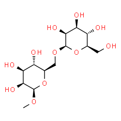 ChemSpider 2D Image | Methyl 6-O-beta-D-mannopyranosyl-beta-D-mannopyranoside | C13H24O11