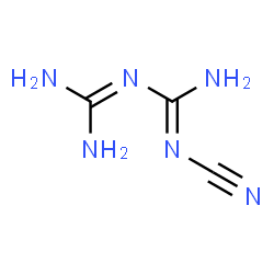 ChemSpider 2D Image | 2-Cyano-1-(diaminomethylene)guanidine | C3H6N6