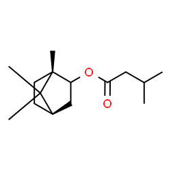 ChemSpider 2D Image | (1S,4R)-1,7,7-Trimethylbicyclo[2.2.1]hept-2-yl 3-methylbutanoate | C15H26O2