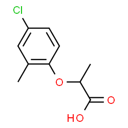 ChemSpider 2D Image | Mecoprop | C10H11ClO3