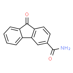 ChemSpider 2D Image | 9-oxofluorene-3-carboxamide | C14H9NO2