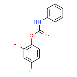 ChemSpider 2D Image | 2-Bromo-4-chlorophenyl phenylcarbamate | C13H9BrClNO2
