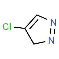 ChemSpider 2D Image | 4-Chloro-3H-pyrazole | C3H3ClN2