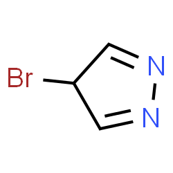 ChemSpider 2D Image | 4-Bromo-4H-pyrazole | C3H3BrN2