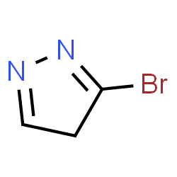 ChemSpider 2D Image | 3-Bromo-4H-pyrazole | C3H3BrN2
