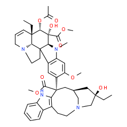 ChemSpider 2D Image | (2'beta,4'alpha,18'beta)-Vincaleukoblastine | C46H58N4O9