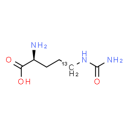 ChemSpider 2D Image | N~5~-Carbamoyl-L-(5-~13~C)ornithine | C513CH13N3O3